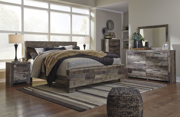 Picture of Derekson - Multi Gray King Bed