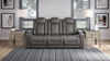 Picture of Hyllmont - Gray Dual Power Reclining Sofa