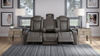 Picture of Hyllmont - Gray Dual Power Reclining Loveseat