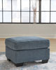 Picture of Cashton - Blue Ottoman