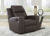 Picture of Lavehorne - Umber Reclining Sofa with Drop-Down Table