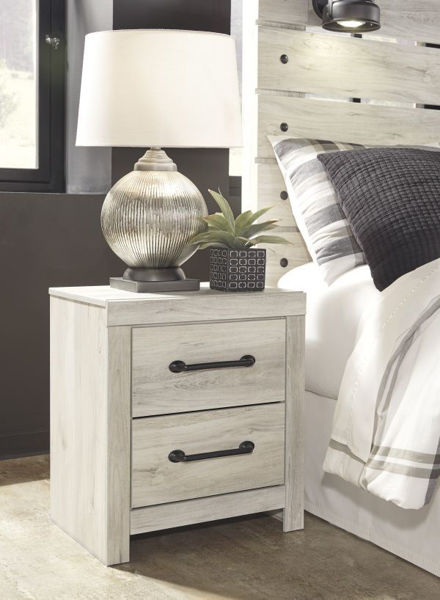 Picture of Cambeck - White 2 Drawer Night Stand