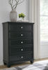 Picture of Lanolee - Black Twin Panel Bed